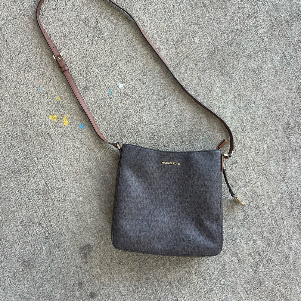 Michael Kors Dark Brown Crossbody Bag